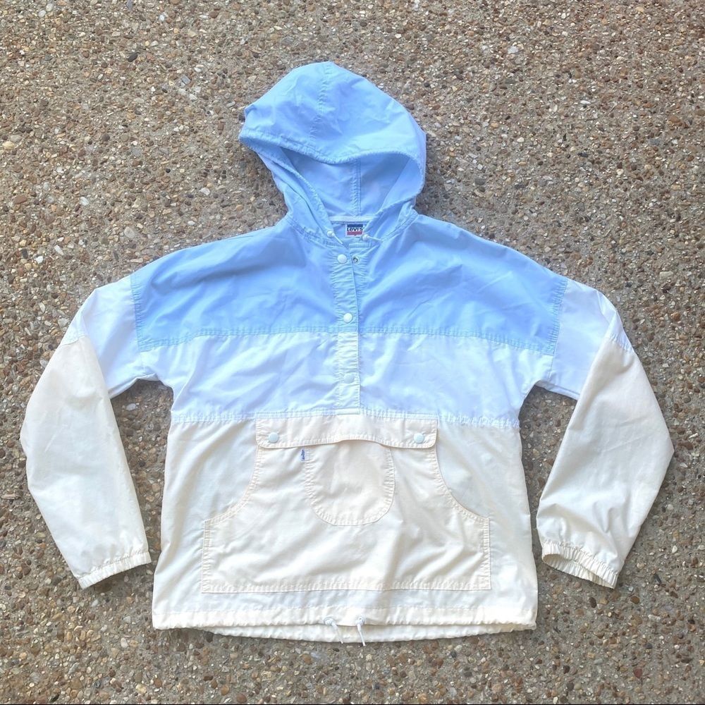 VTG Rare Levi’s 80s White Tab Windbreaker M